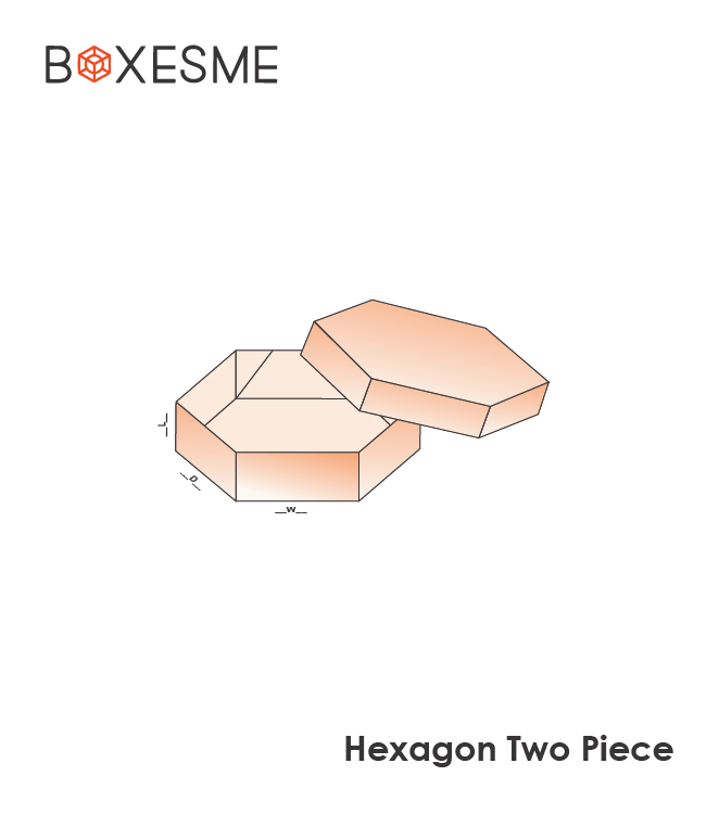 Hexagon Two Piece Box (2)